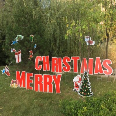 Mezuniyet İçin Yeniden Kullanılabilir PP Yard Kartı Coroplast Yard Harfleri