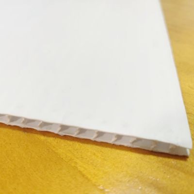 Geri Dönüşümlü Beyaz Koroplast Levhalar 10mm Boş Oluklu Plastik Levhalar