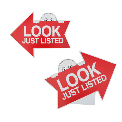 UV Stabilize Oluklu Plastik Yard Sign 4mm Coroplast Tabela