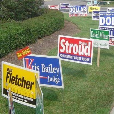 UV Stabilize Oluklu Plastik Yard Sign 4mm Coroplast Tabela