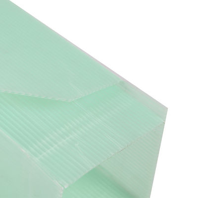 Yeşil Oluklu Plastik Ağaç Muhafızları Coroplast Plastik Ağaç Gövde Sargısı