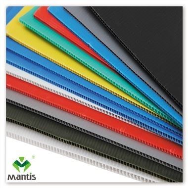 Güçlü Hafif 5mm Correx Levhalar Karton Plast Oluklu Plastik Paneller