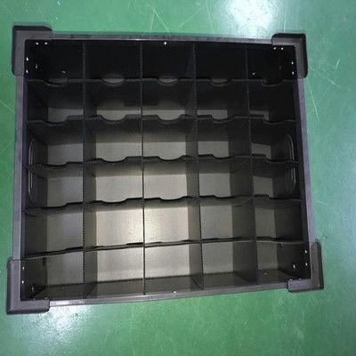 Elektronik Bileşenler İçin Anti Statik 3mm 4mm Oluklu Plastik Ambalaj Kutusu