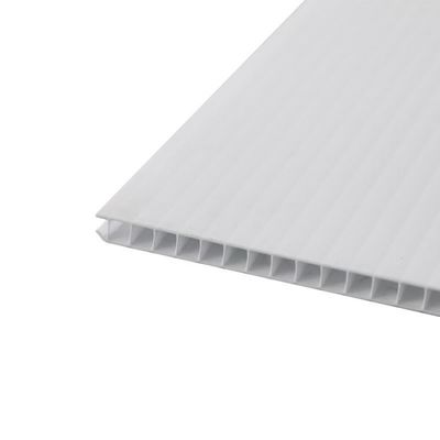 3mm Proje Paneli Beyaz Corflute Board Su Yalıtım Correx Kaplama