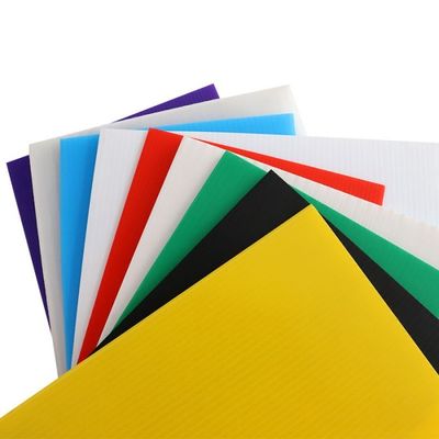 3mm Proje Paneli Beyaz Corflute Board Su Yalıtım Correx Kaplama