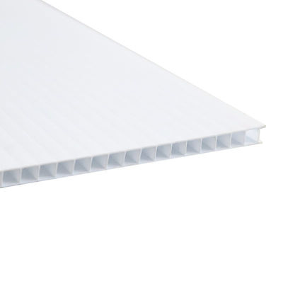 12mm Oluklu Twinwall Plastik Levha Polipropilen Boş Koroplast