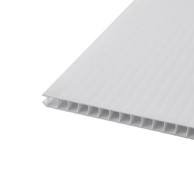 12mm Oluklu Twinwall Plastik Levha Polipropilen Boş Koroplast