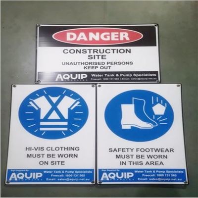 Halka Açık Yerler İçin 3mm Corflute Signs Corflute Posteri Basımı