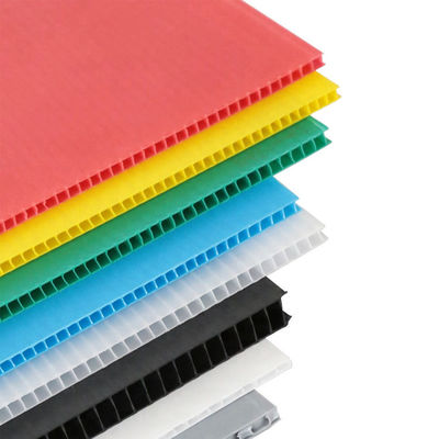 Boş Coroplast Oluklu Plastik Polipropilen Levha 4x8