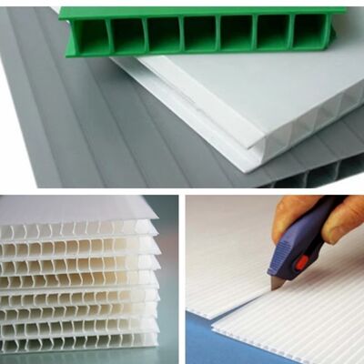 2–12 mm Corflute Sheet Lightweight Waterproof Durable Polypropylene Corrugated Plastic Board for Signage Packaging Construction Protection Custom Size Thickness Color Printing Available